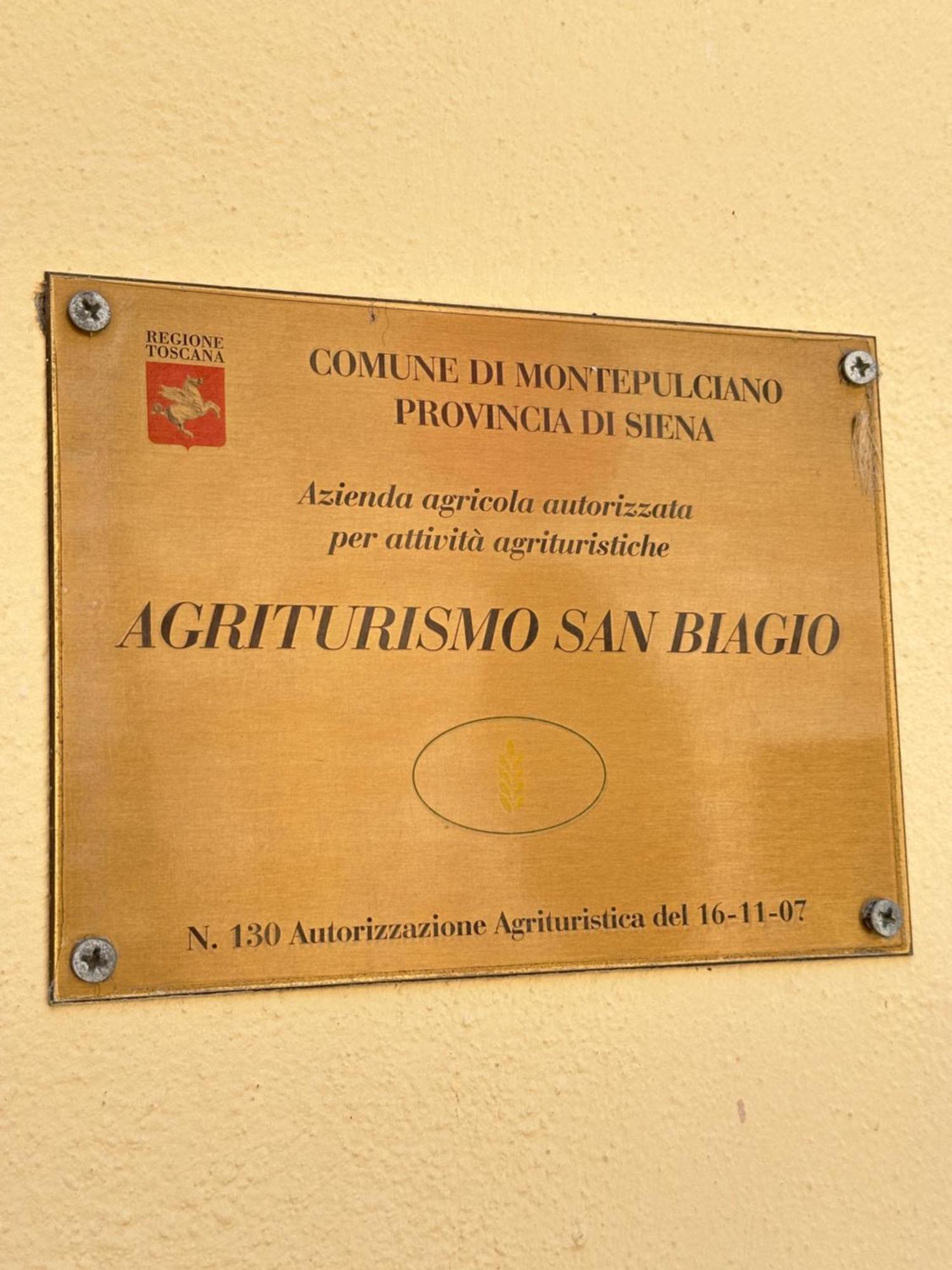 Вілла Agriturismo San Biagio Монтепульчано Екстер'єр фото